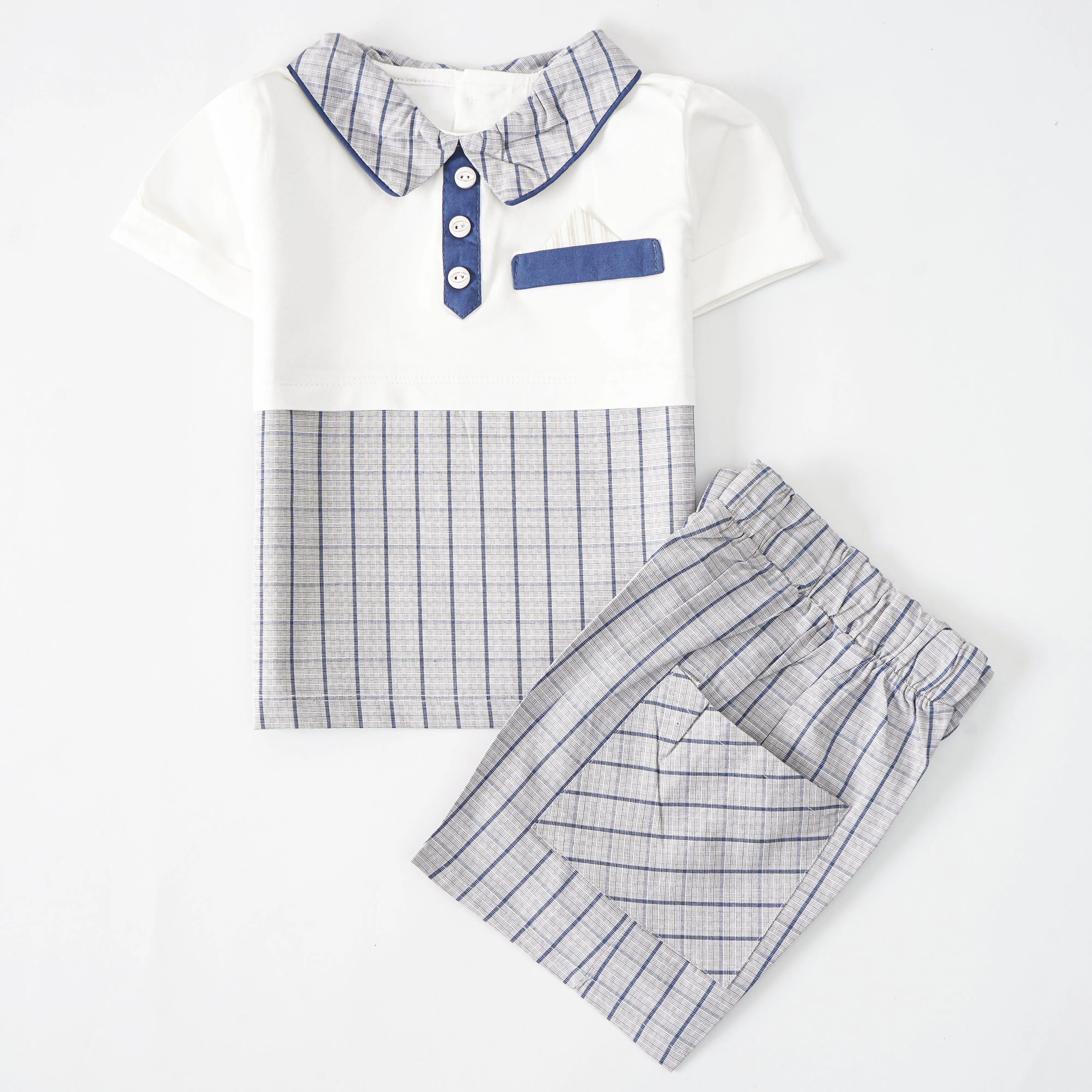 Boys Half Sleeves 2 Piece Suit (2332)