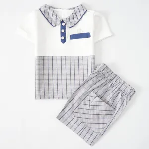 Boys Half Sleeves 2 Piece Suit (2332)