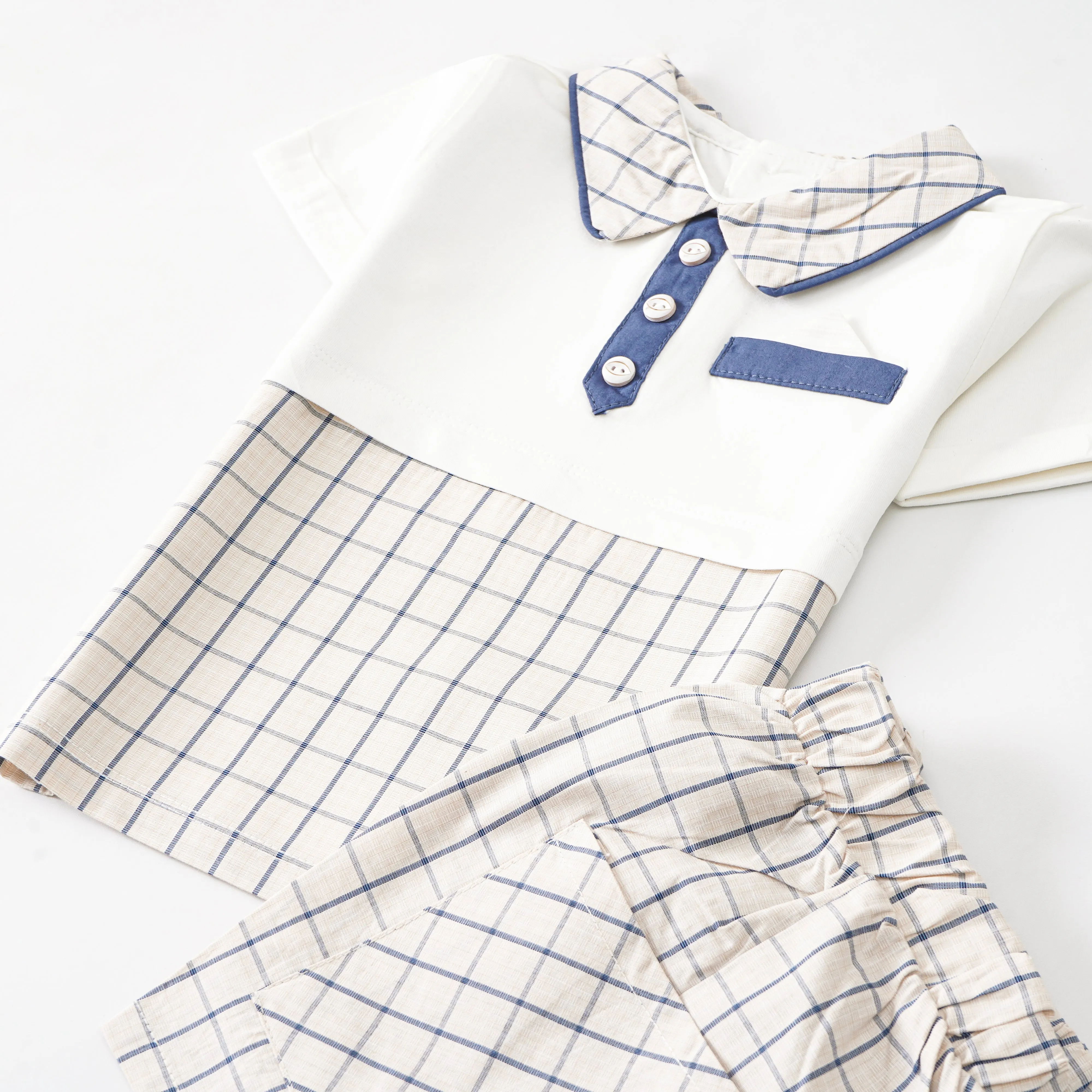 Boys Half Sleeves 2 Piece Suit (2332)