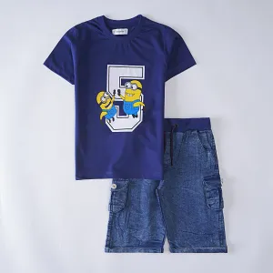 Boys Half Sleeves 2 Piece Suit (5)