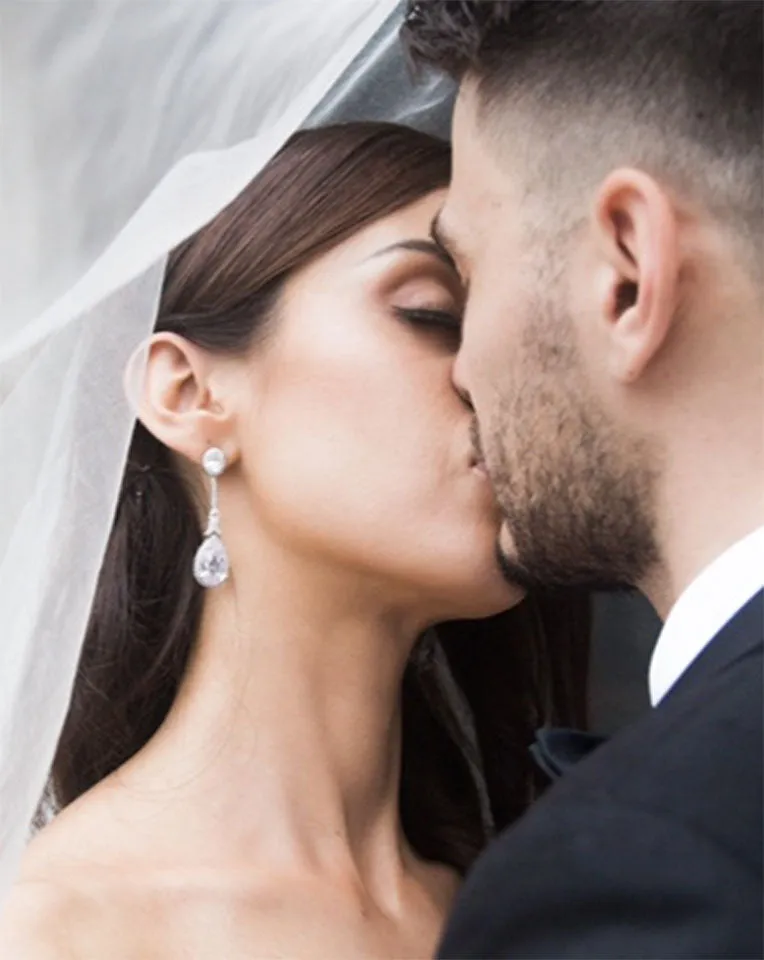 Bridal earrings - Alexandra by Stephanie Browne