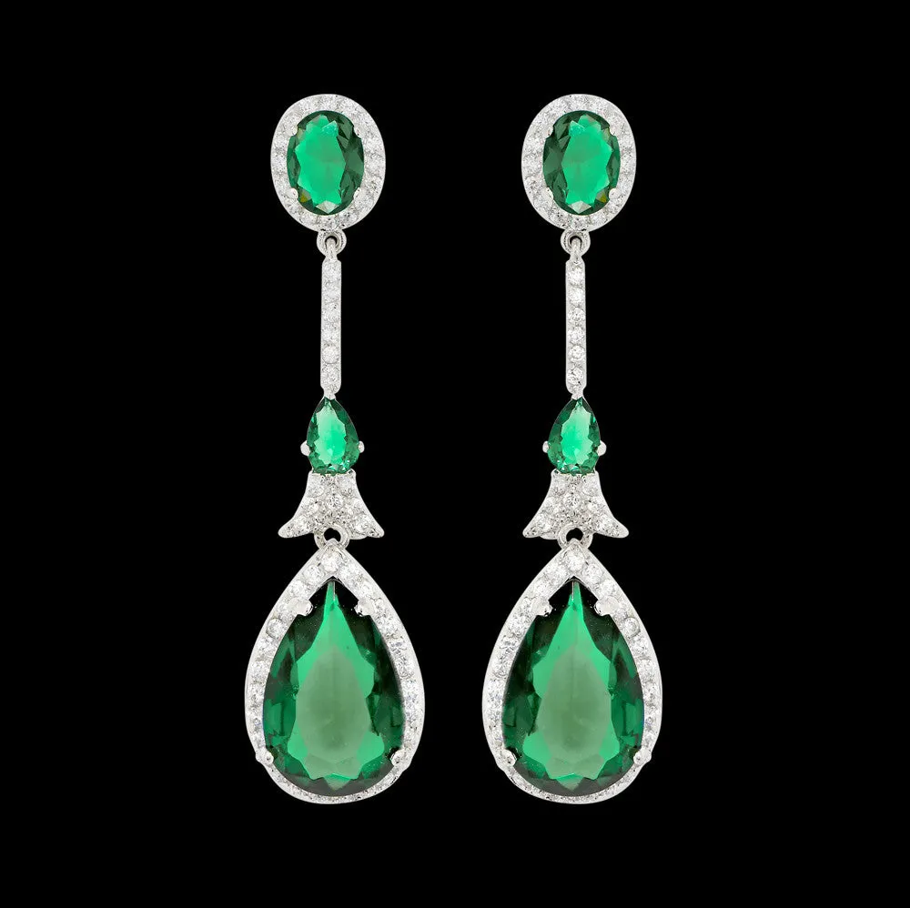 Bridal earrings - Alexandra by Stephanie Browne