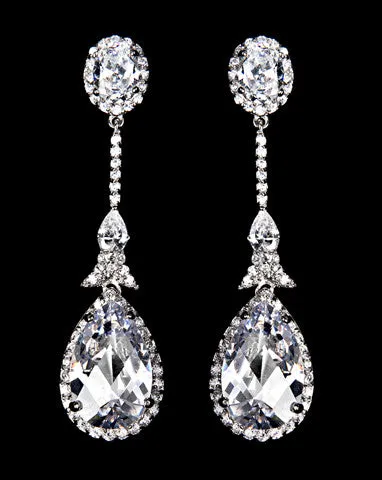 Bridal earrings - Alexandra by Stephanie Browne