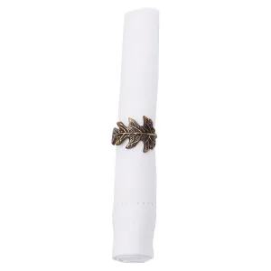 Bronze Oak Leaf Napkin Ring