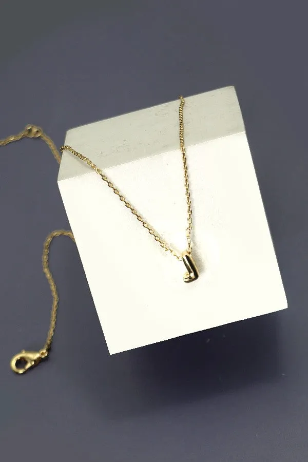 Bubble Initial Necklace