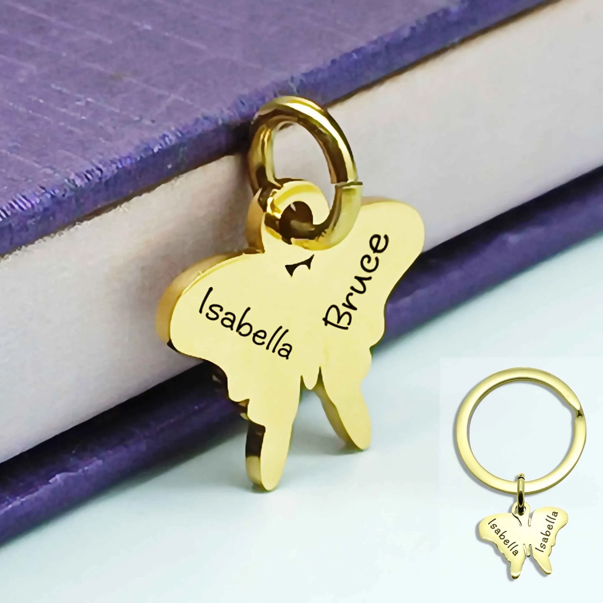 Butterfly Charm for Keyring