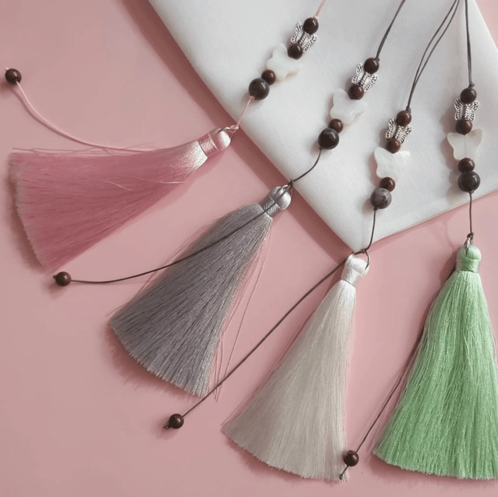 Butterfly Elegance Tassel Norigae