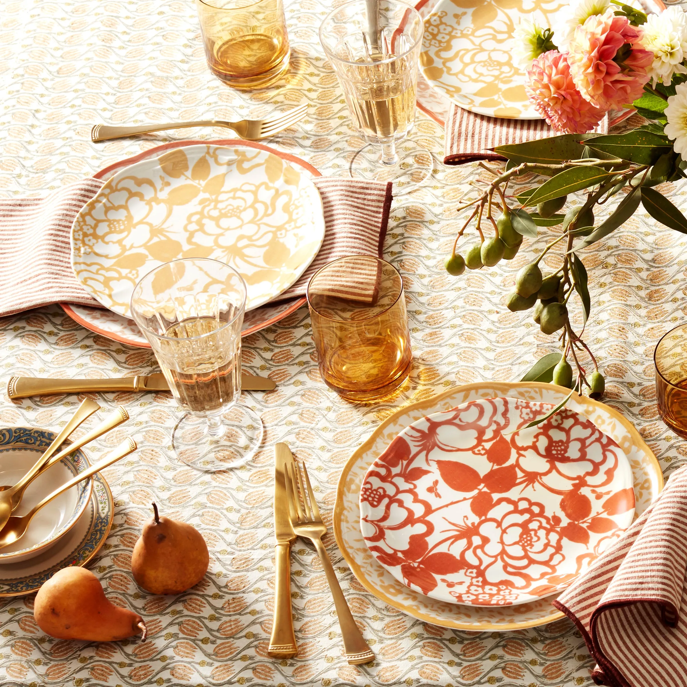 Butterfly Meadow Cottage 4-Piece Accent Plates