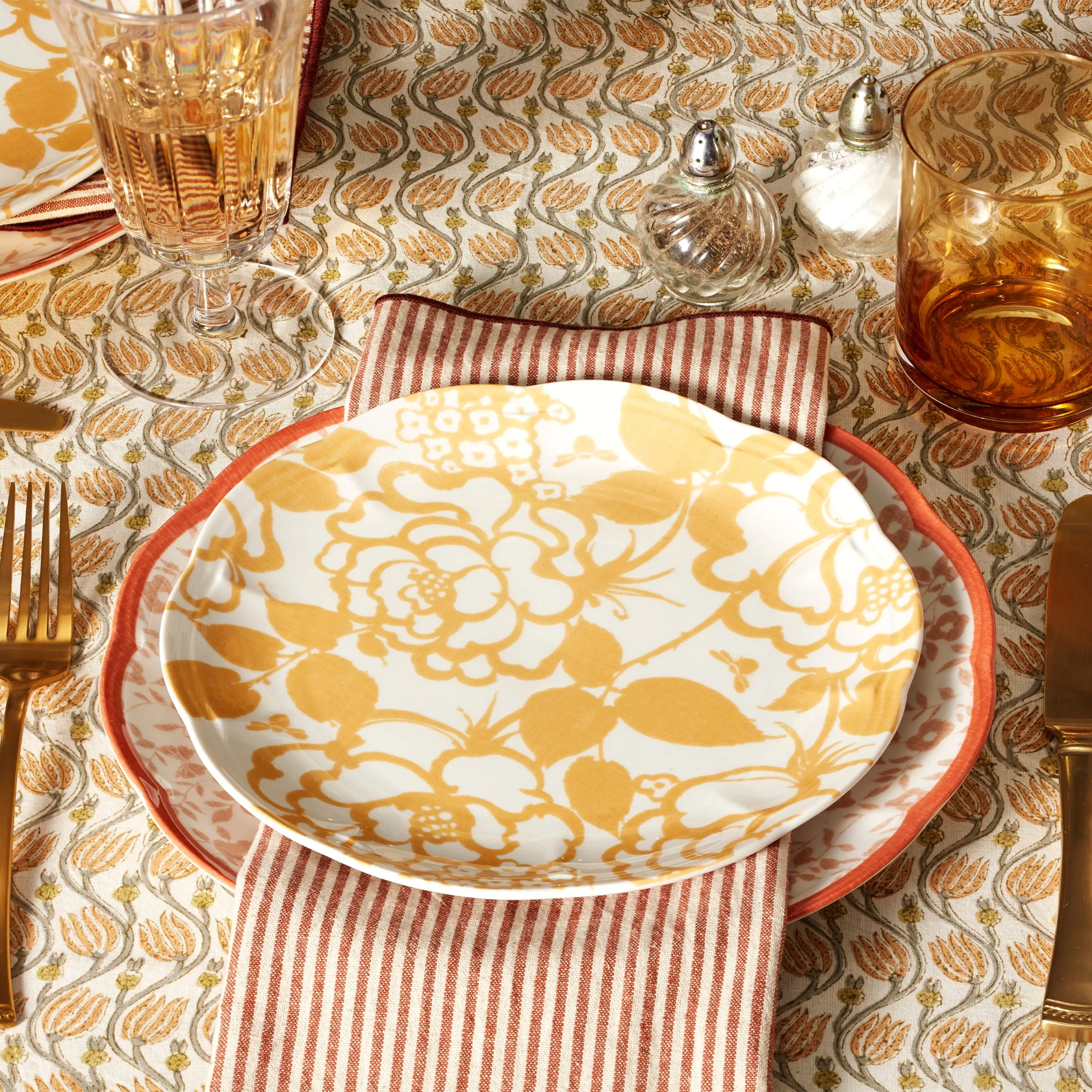 Butterfly Meadow Cottage 4-Piece Accent Plates