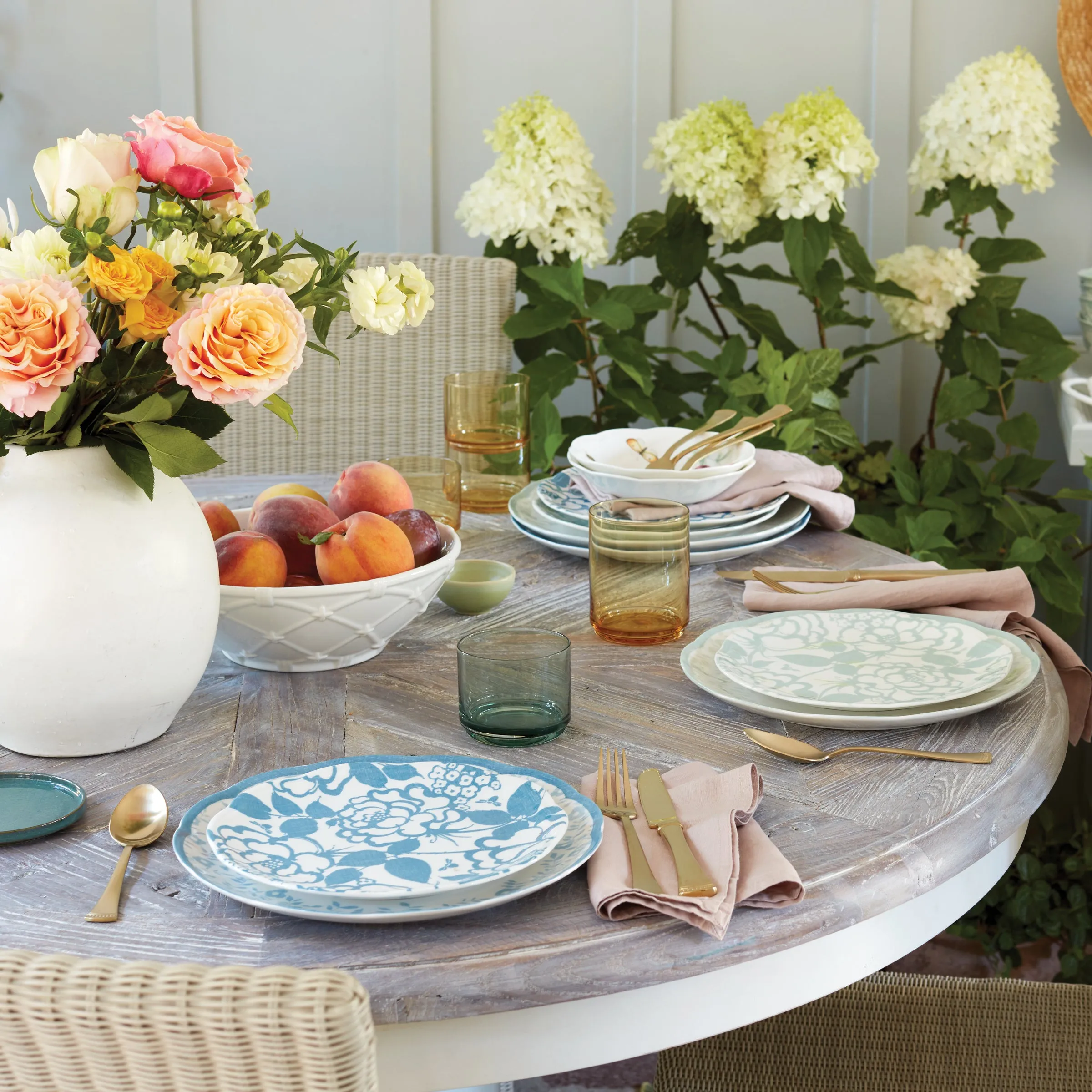 Butterfly Meadow Cottage 4-Piece Accent Plates
