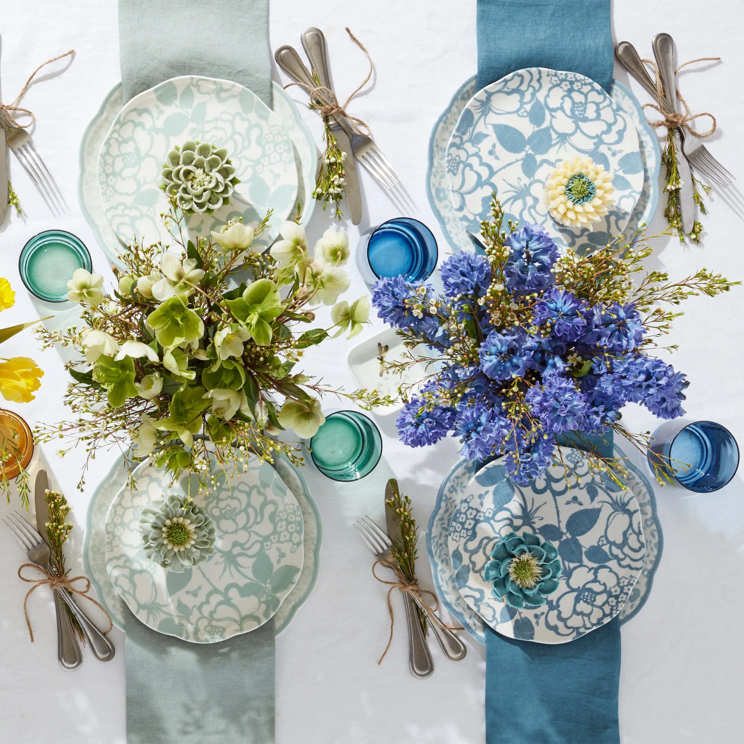 Butterfly Meadow Cottage 4-Piece Accent Plates