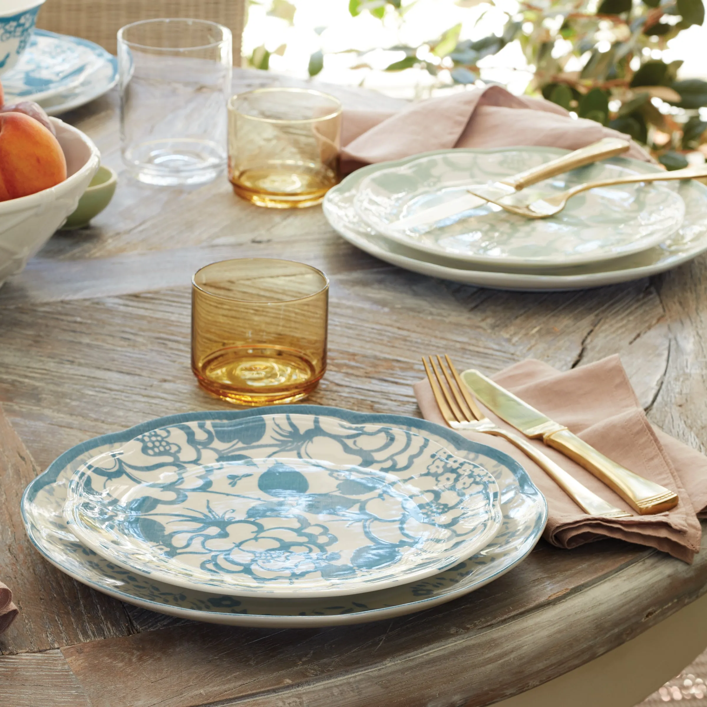 Butterfly Meadow Cottage 4-Piece Accent Plates