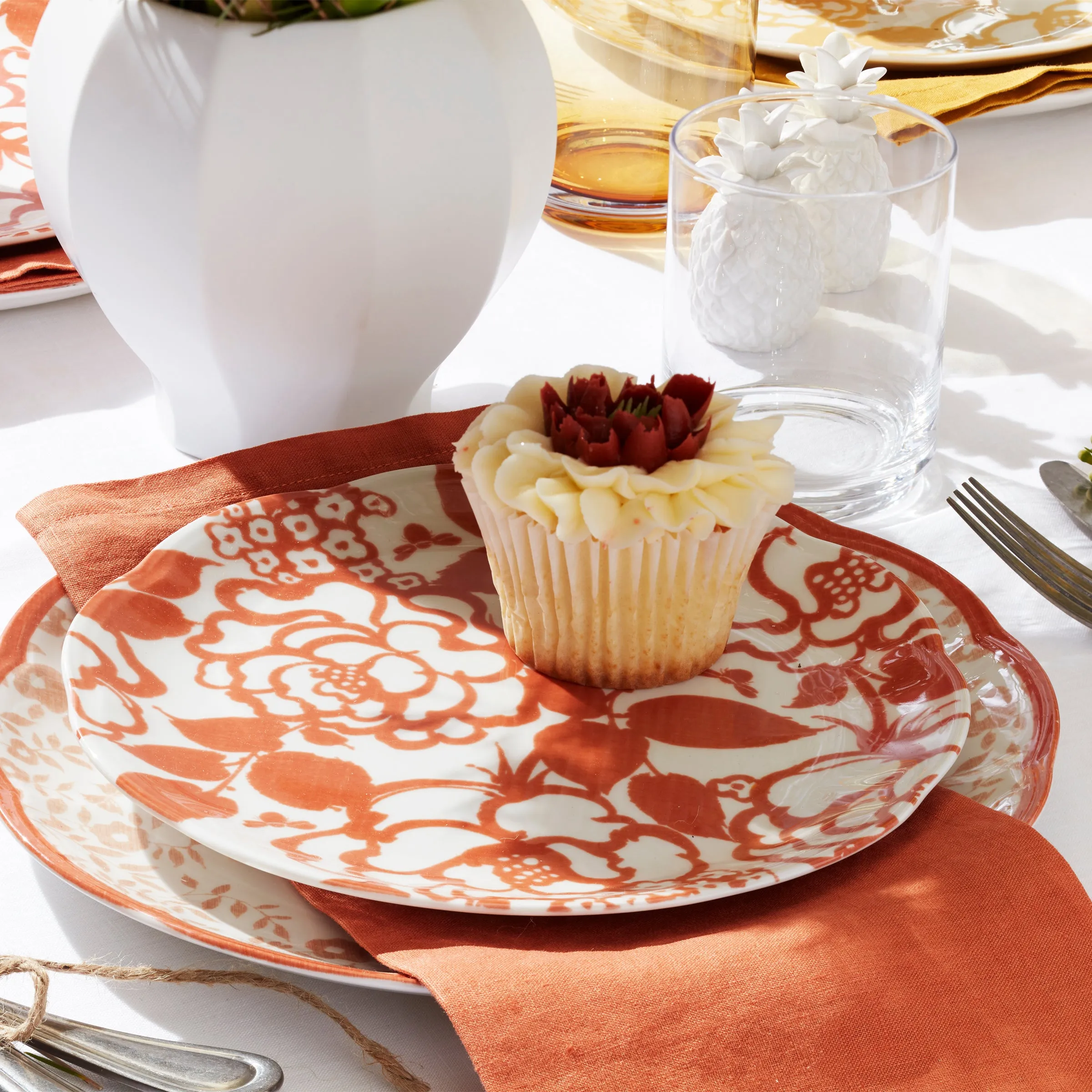 Butterfly Meadow Cottage 4-Piece Accent Plates