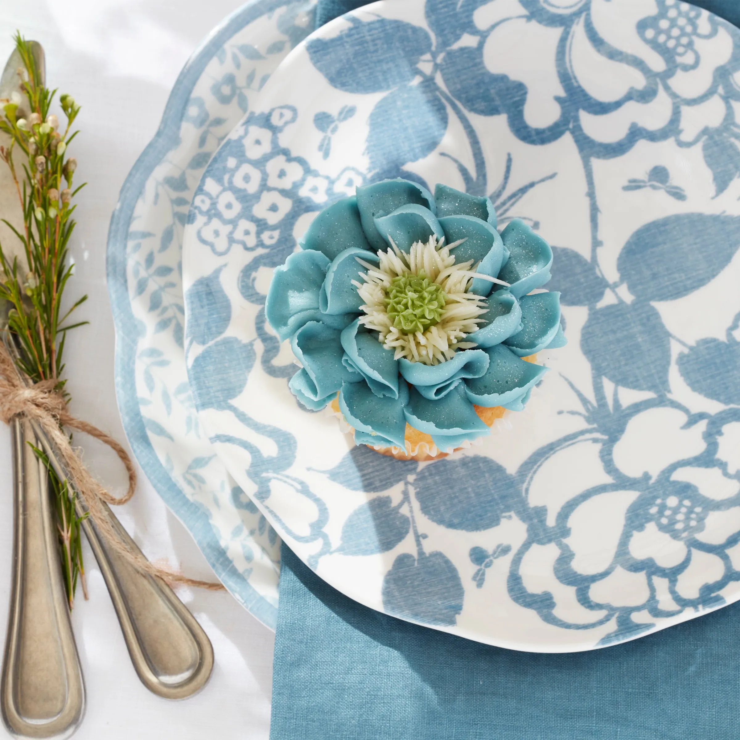 Butterfly Meadow Cottage 4-Piece Accent Plates