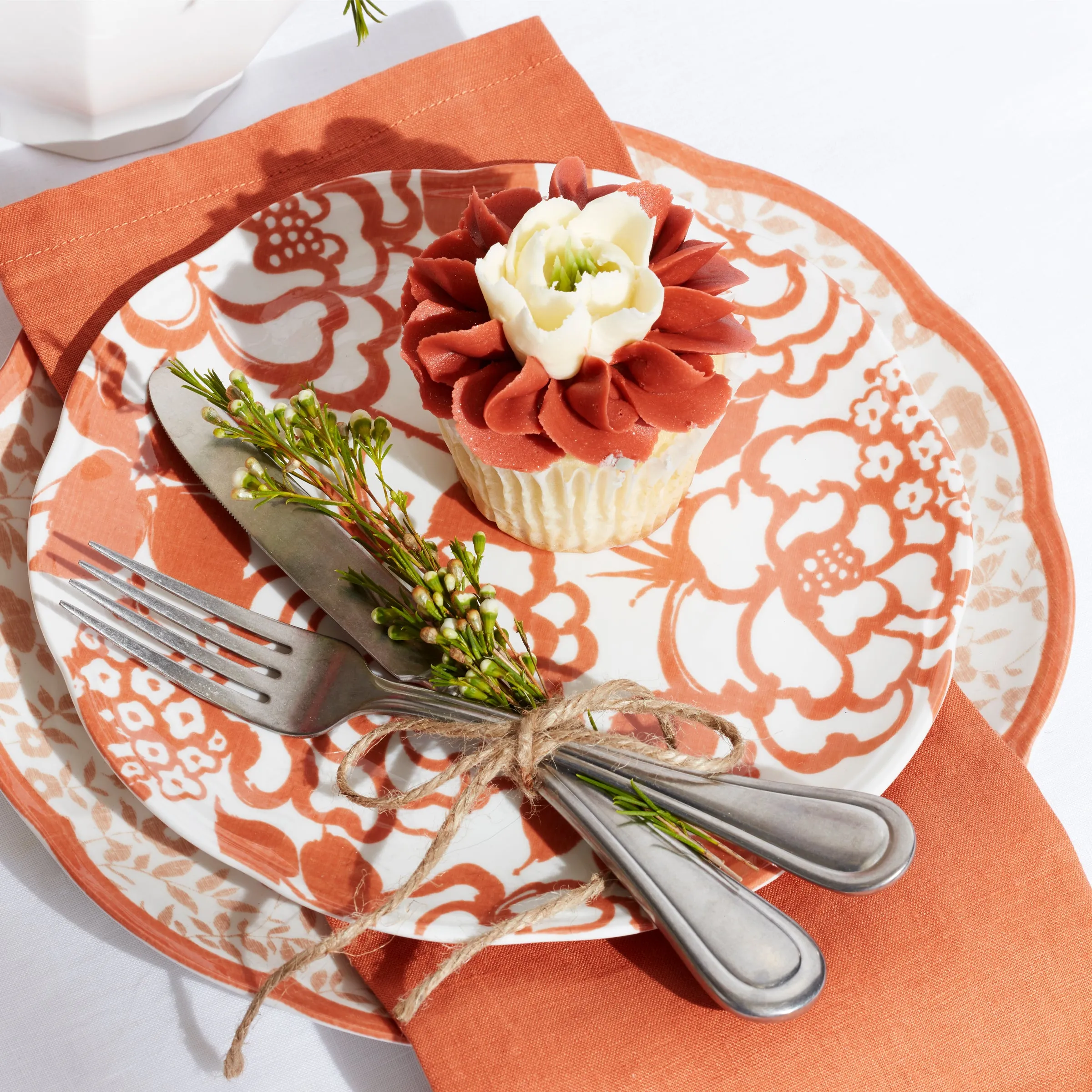 Butterfly Meadow Cottage 4-Piece Accent Plates