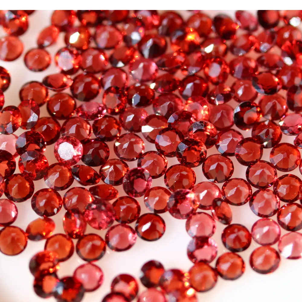 Calibrated Red Garnet | Round Brilliant Loose Garnet Gems Deal