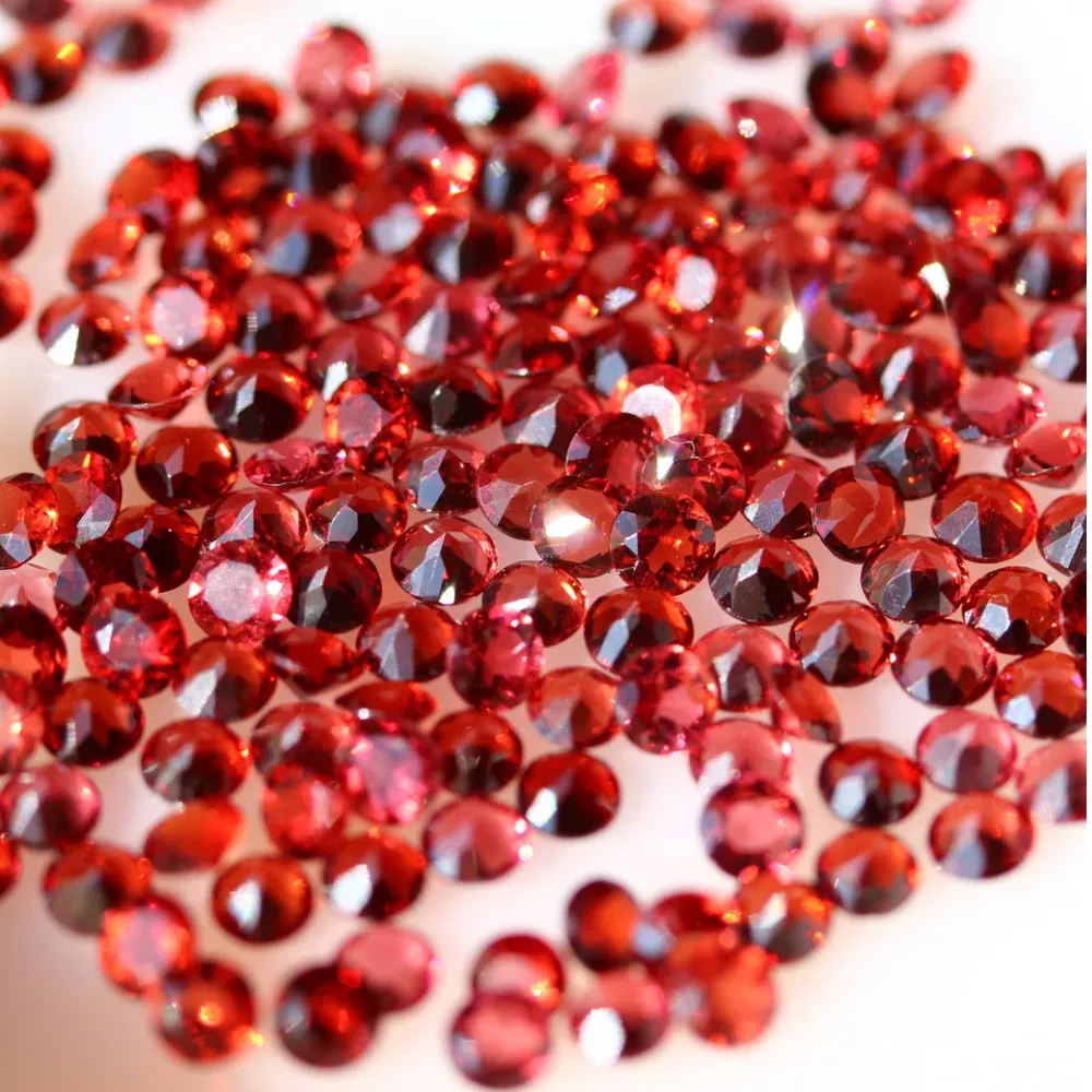 Calibrated Red Garnet | Round Brilliant Loose Garnet Gems Deal