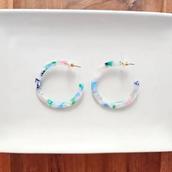 Camy Hoop Earrings- Spring Fling