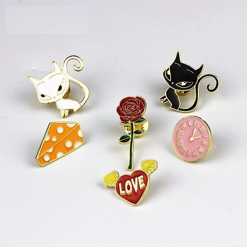 Cartoon Brooches (6 Styles)