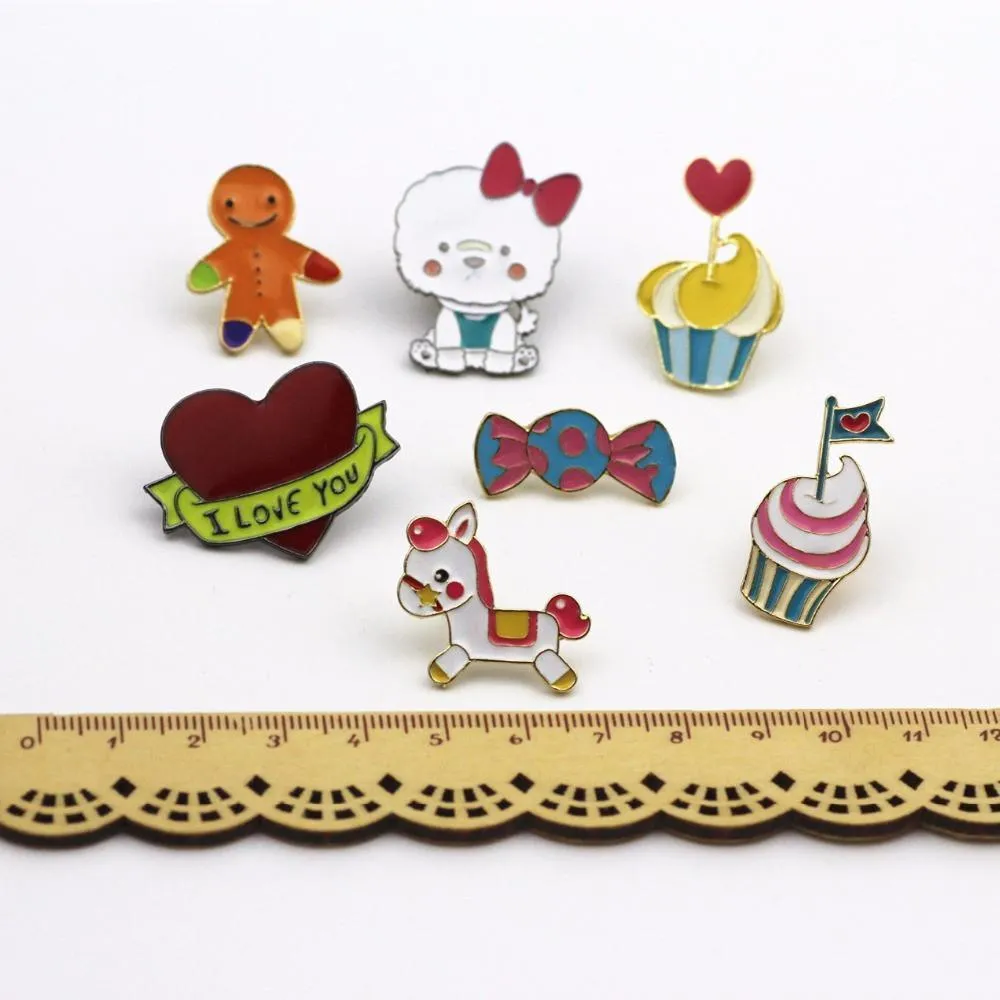 Cartoon Brooches (7 Styles)