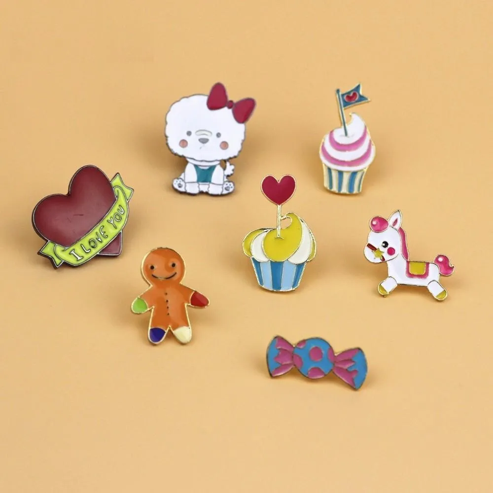 Cartoon Brooches (7 Styles)