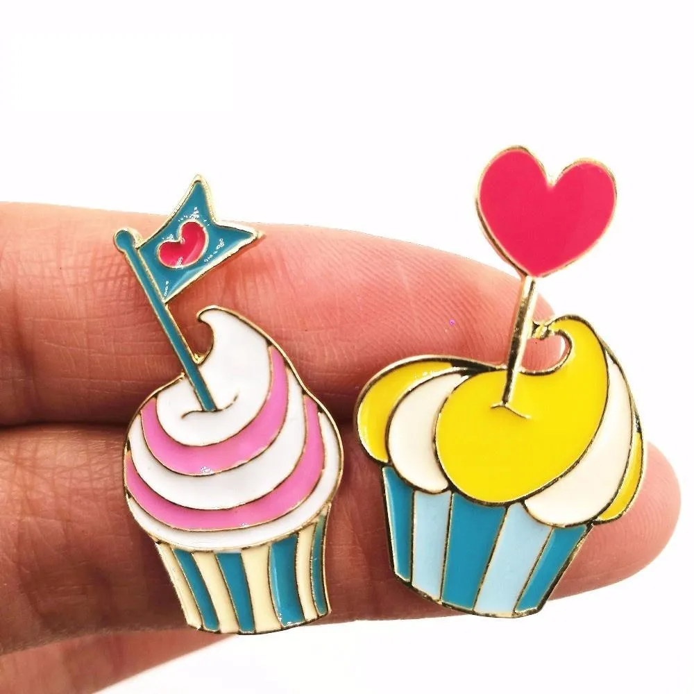 Cartoon Ice Cream Brooches (2 Styles)