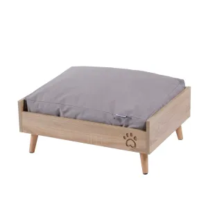 Charlie's Scandi Elevated Bed Natural/Grey 64×48.8×25.4cm