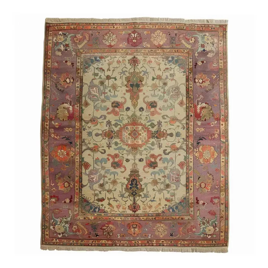 Charming Blooms Hand Knotted Area Rug