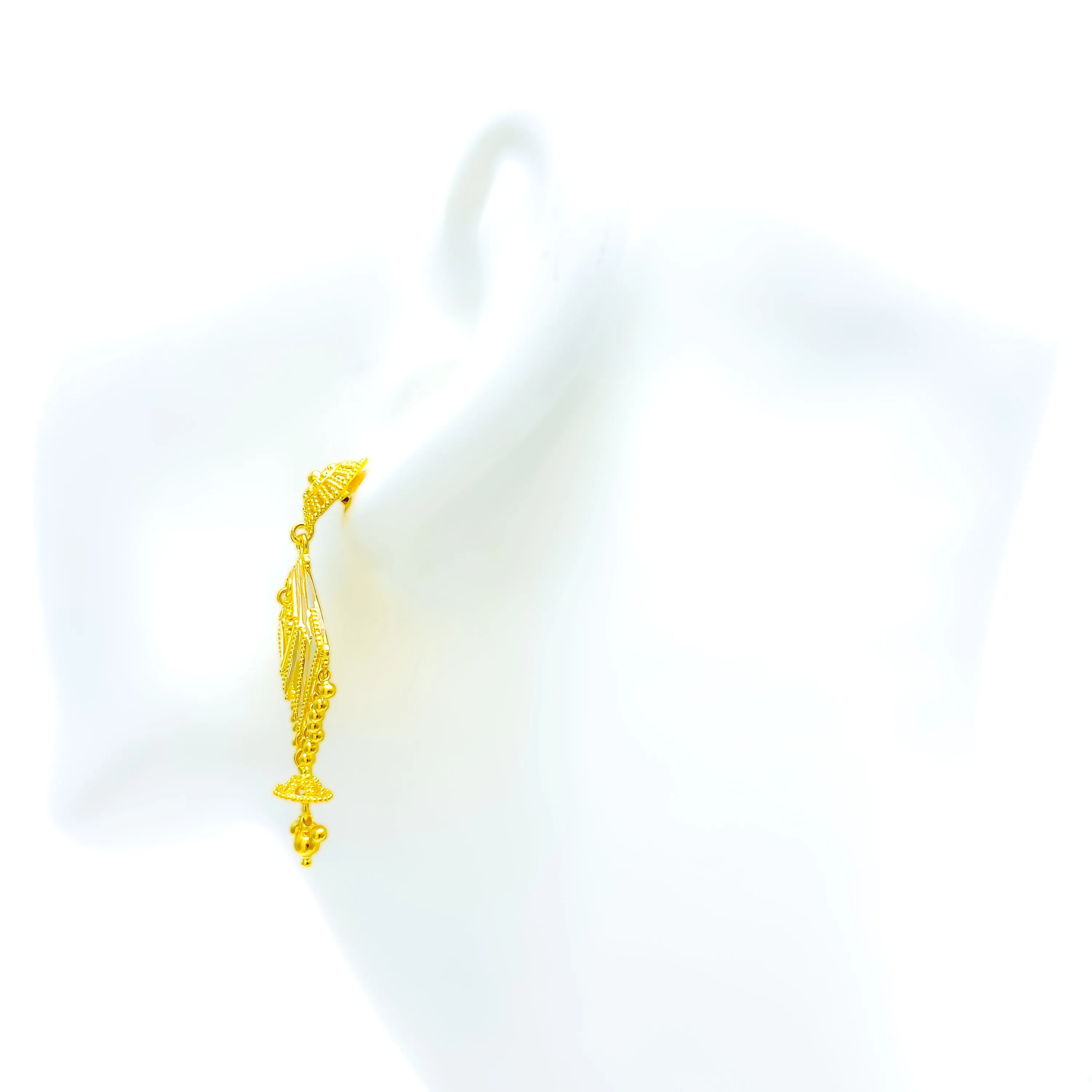 Charming Eloquent 22k Gold Earrings