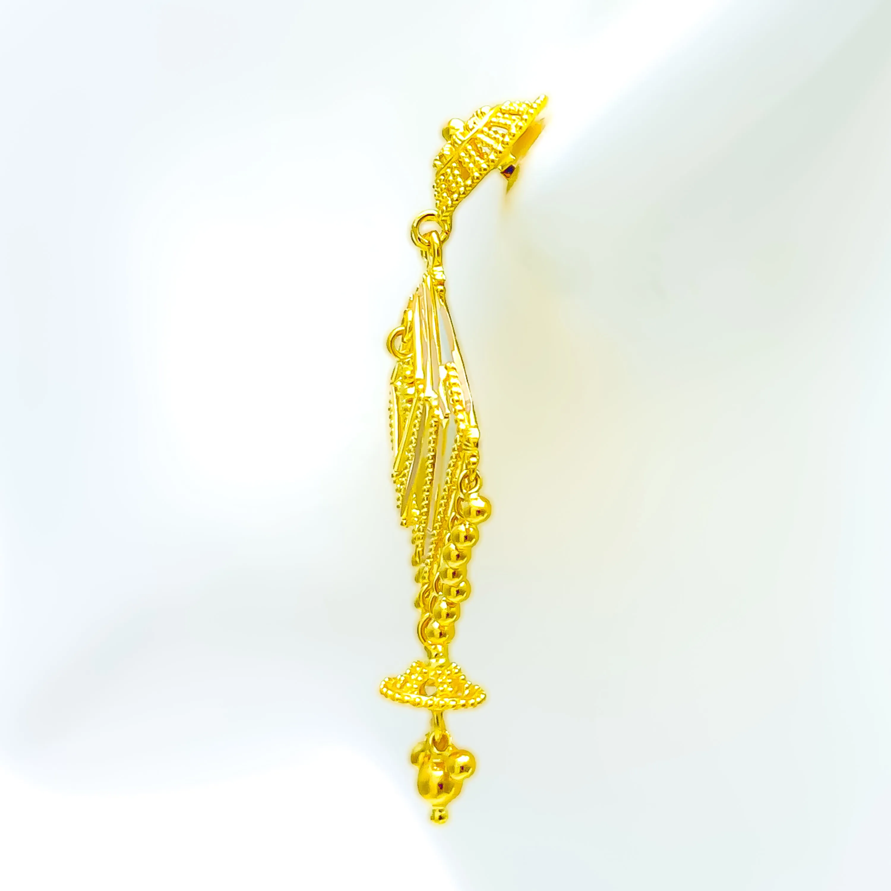 Charming Eloquent 22k Gold Earrings