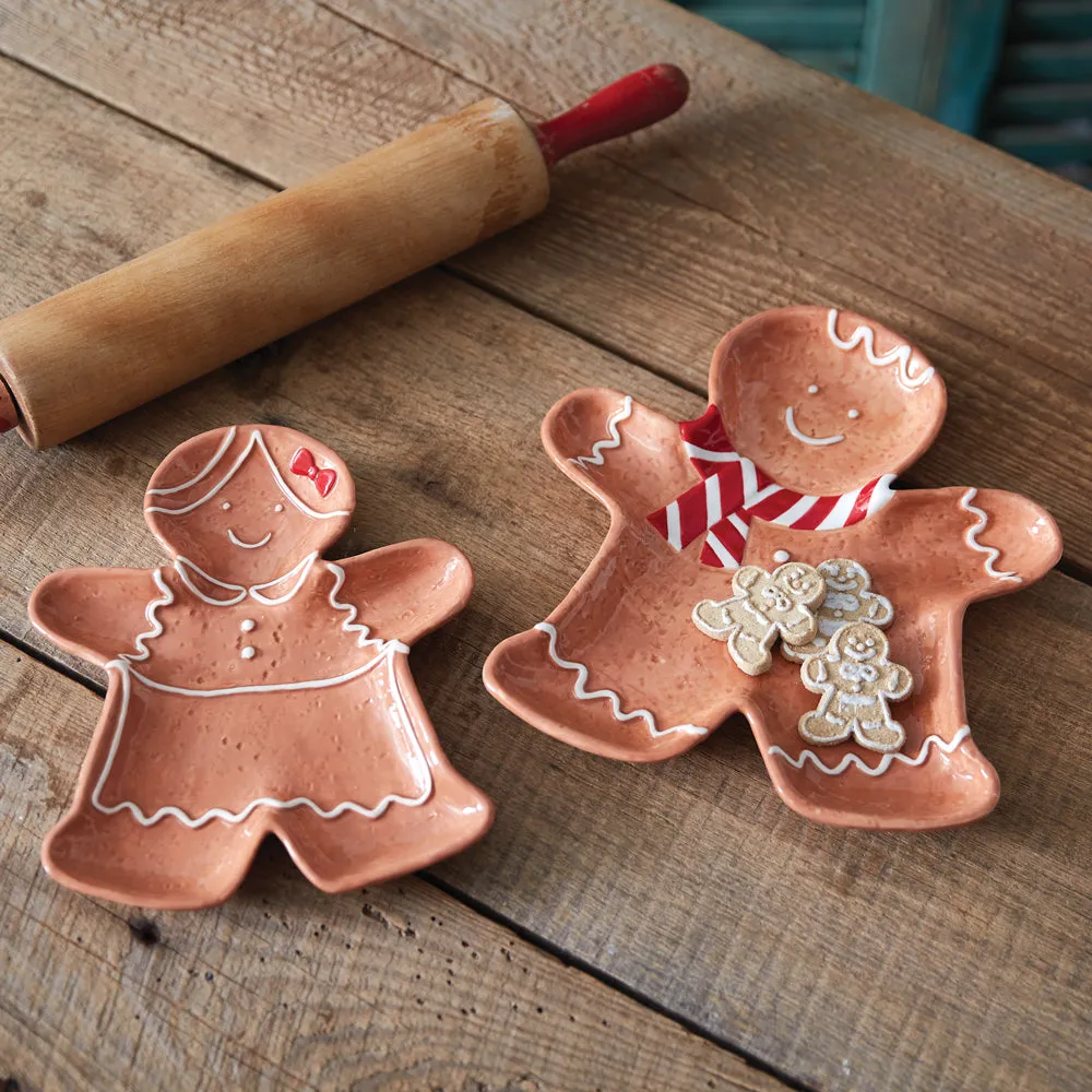 Charming Gingerbread Man Dish