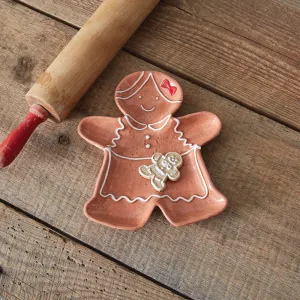 Charming Gingerbread Man Dish