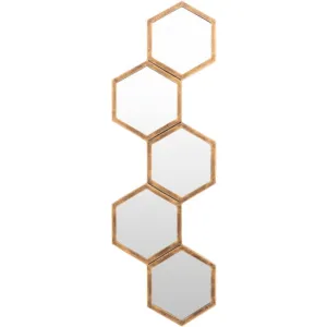 Charming Hexagon Decorative Mirror