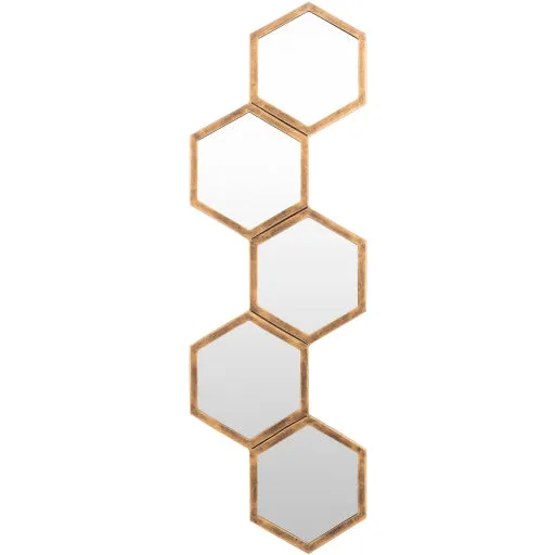 Charming Hexagon Decorative Mirror
