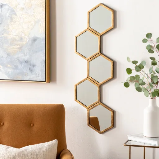Charming Hexagon Decorative Mirror