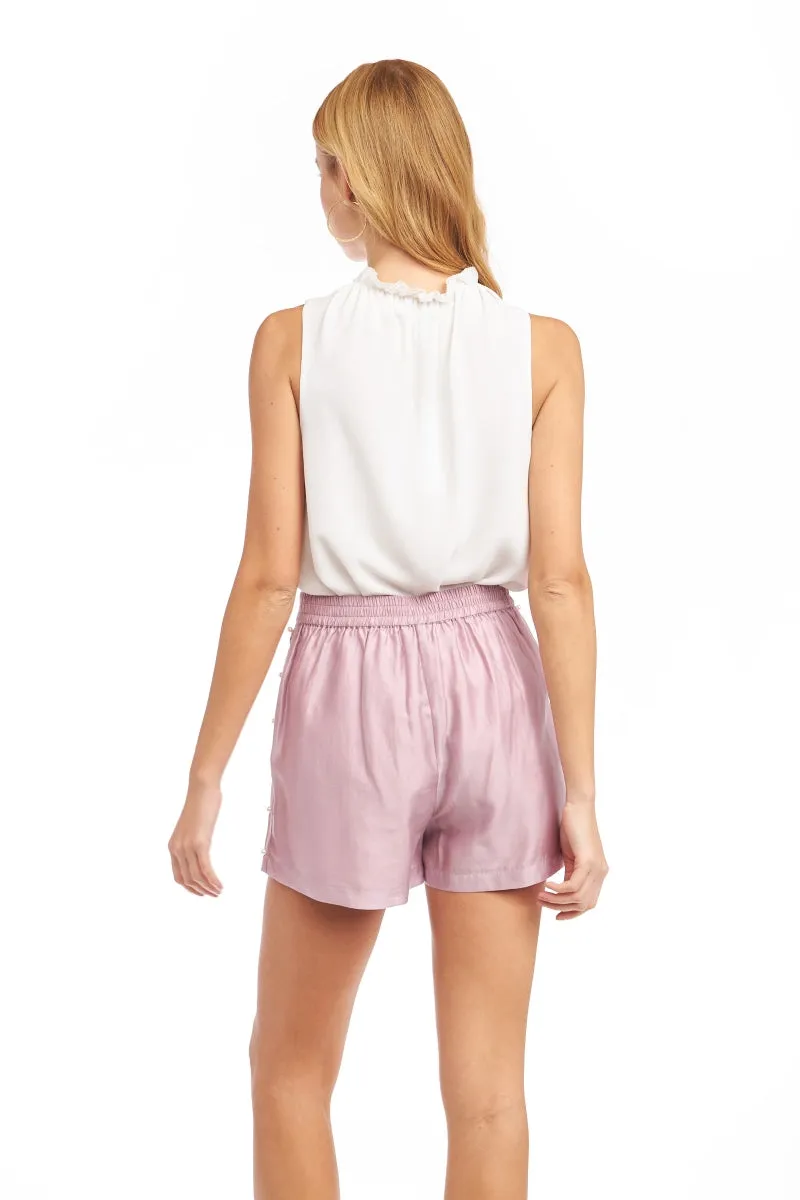 Crew Neck Sleeveless Top