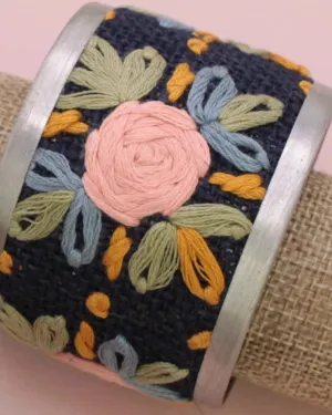 Cross Stitch Cuff Bracelet