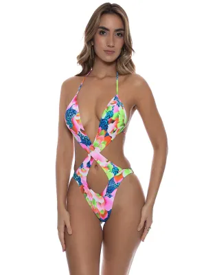 Crossed Front Monokini ::RET