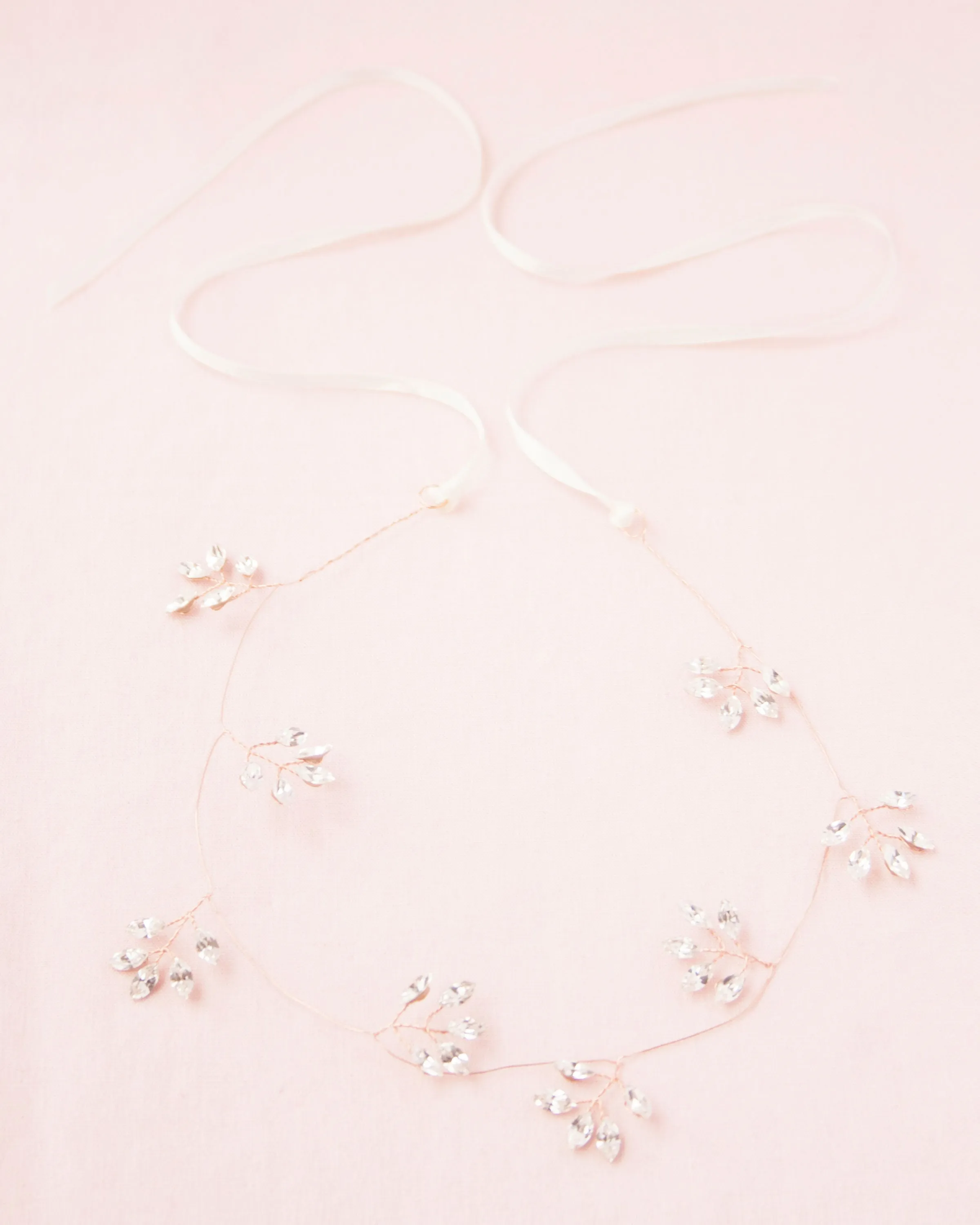 Crystal Leaves Hair Vine