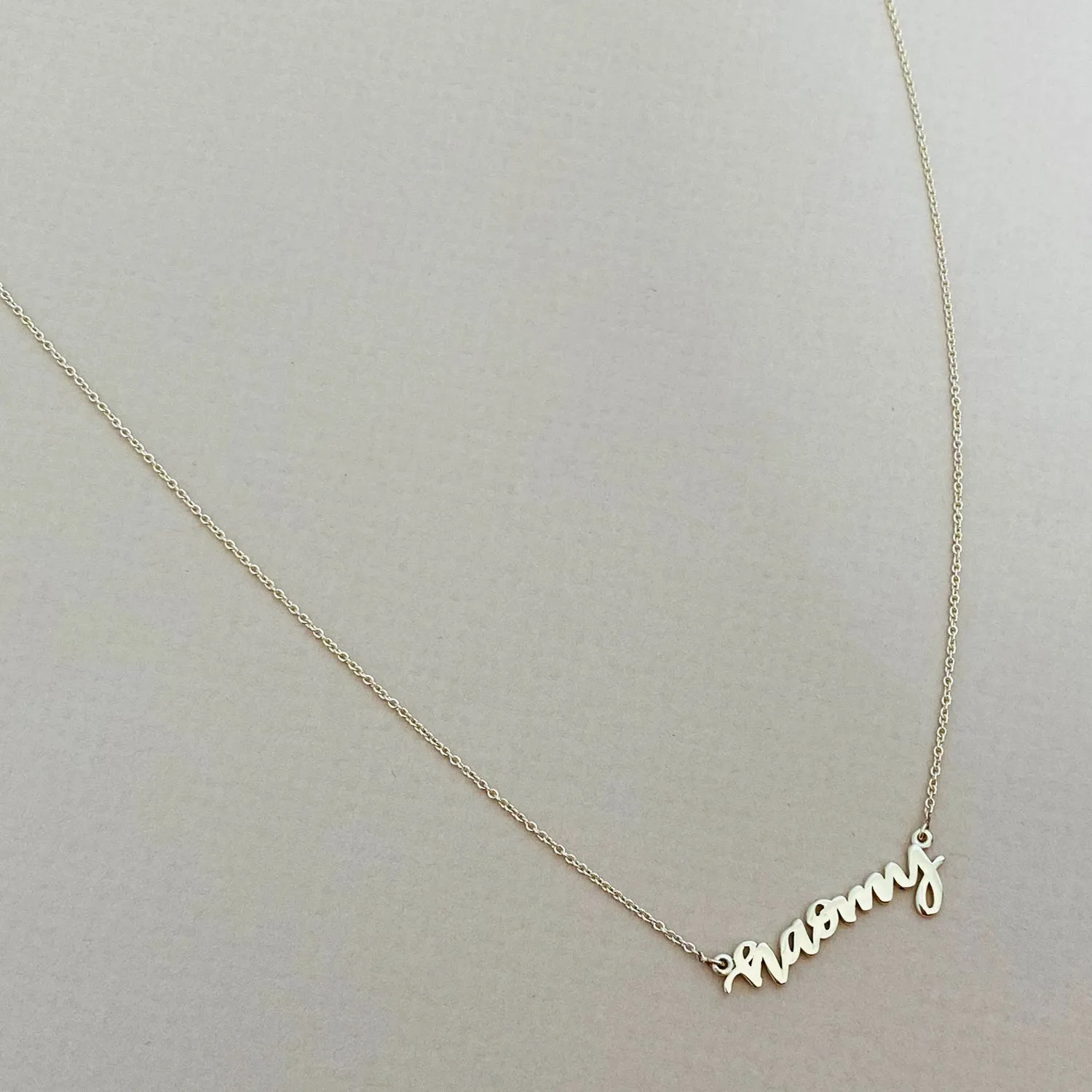Custom Mini Love Letter Name Necklace