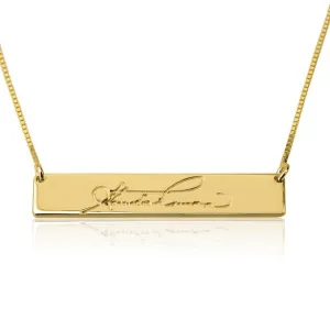 Custom Signature Necklace