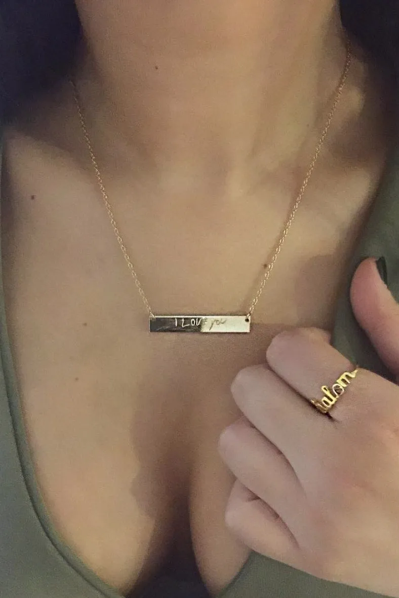 Custom Signature Necklace