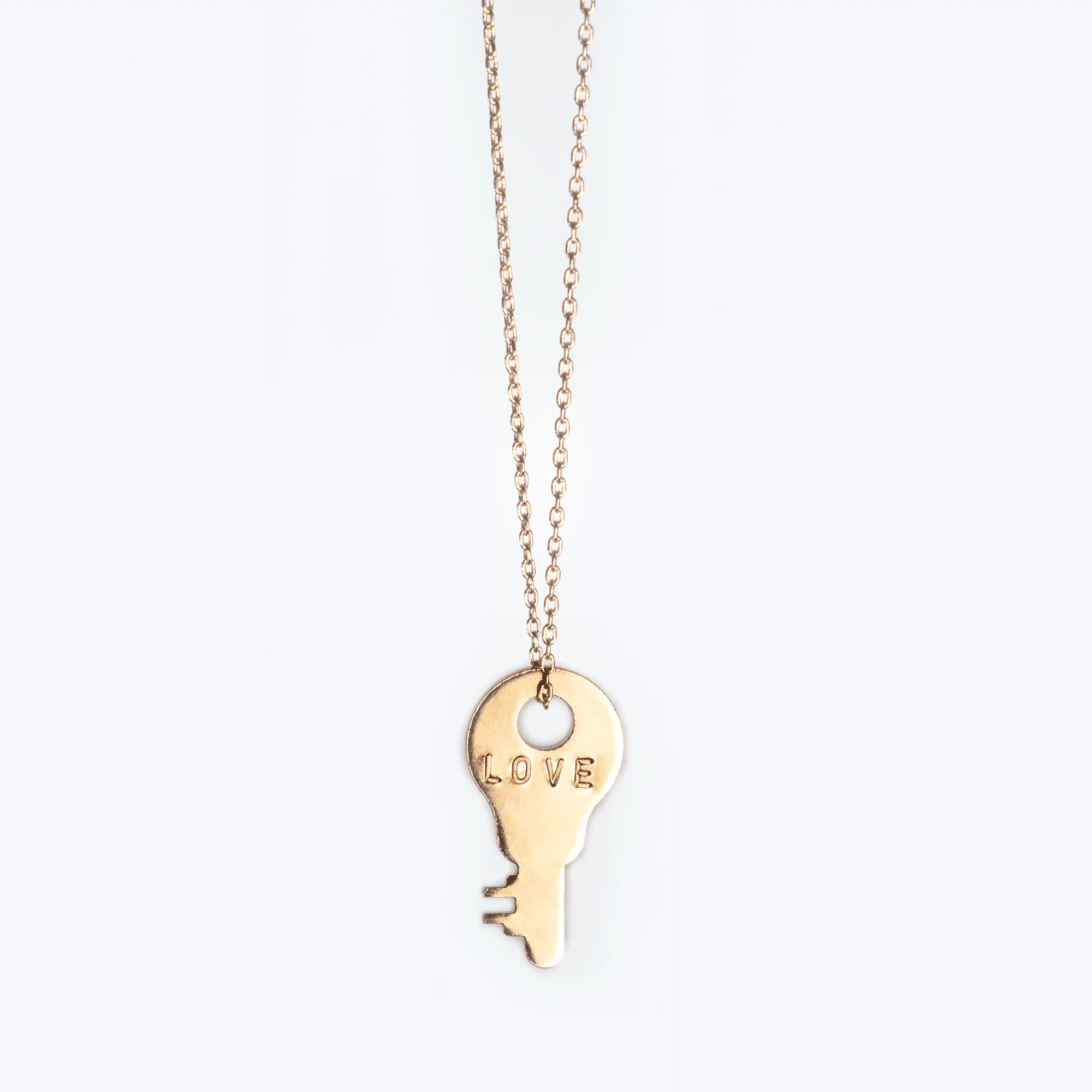 Dainty Charlotte Key Necklace