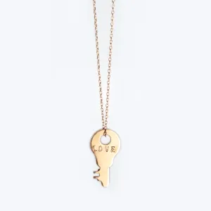 Dainty Charlotte Key Necklace