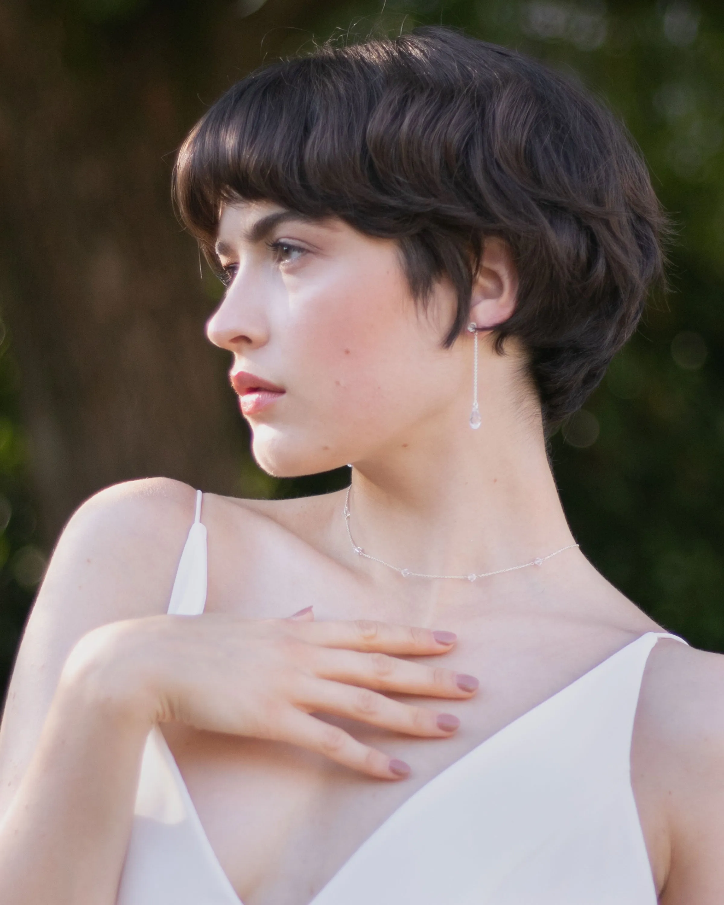 Dainty Crystal Necklace