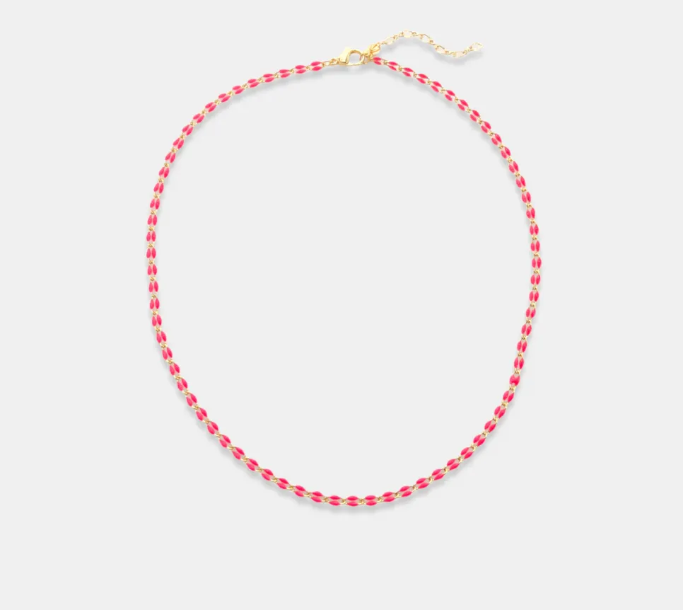 Dainty Enamel Chain Choker