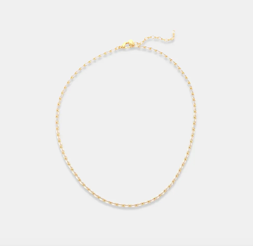 Dainty Enamel Chain Choker