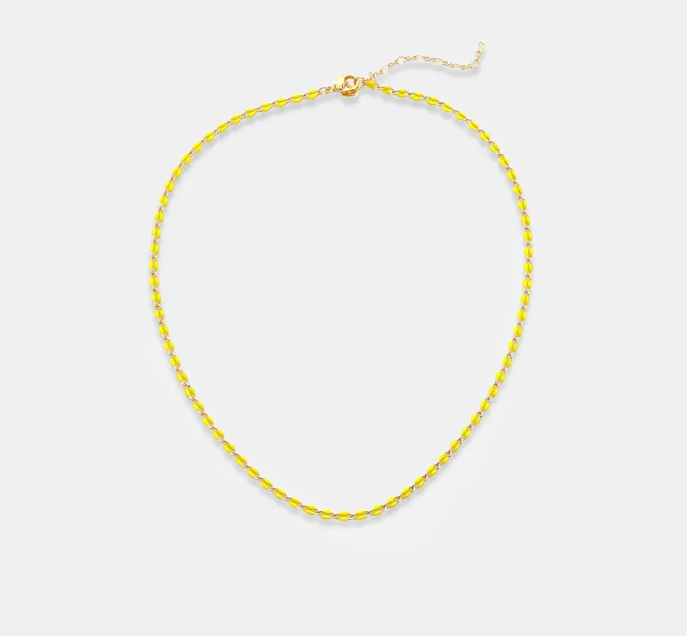 Dainty Enamel Chain Choker