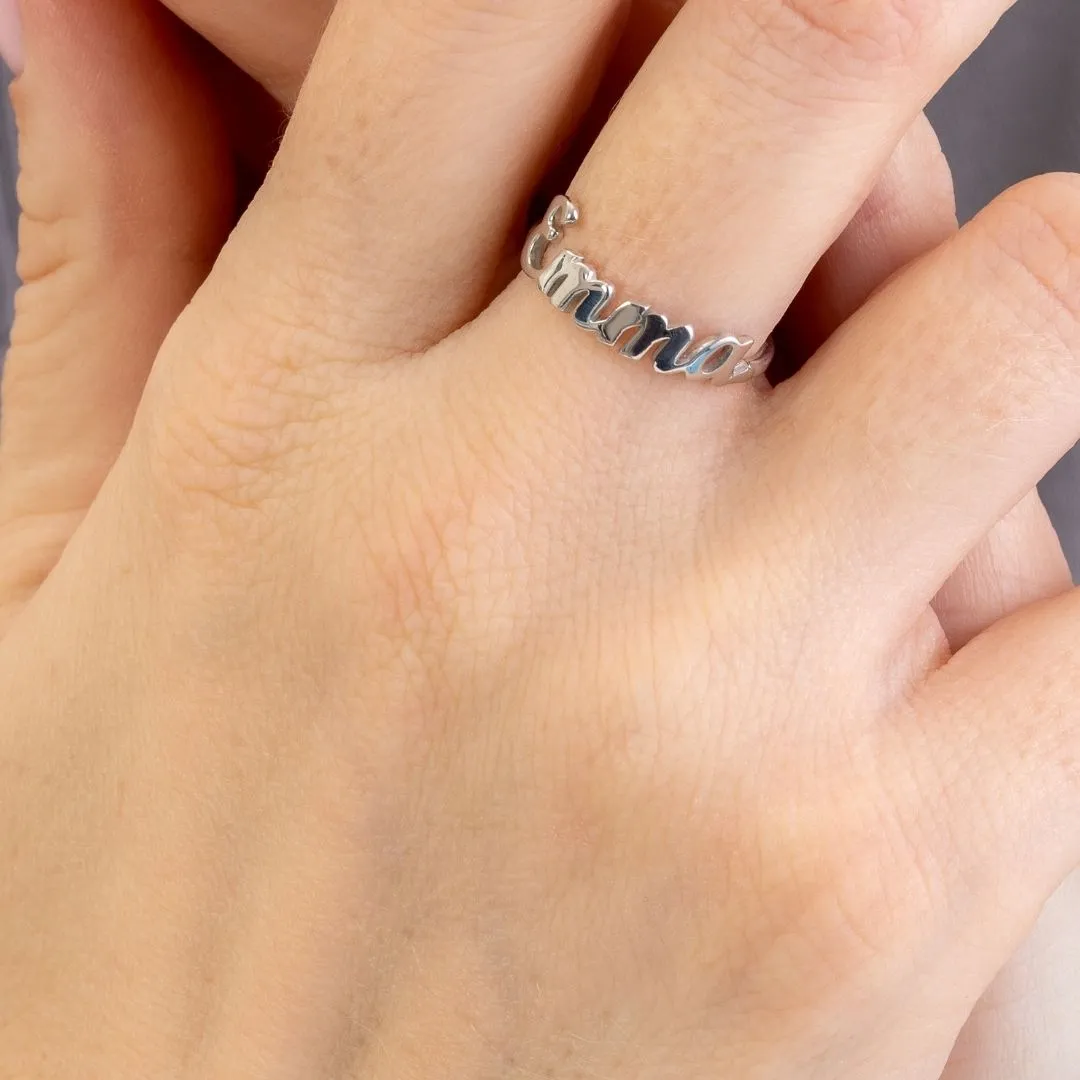 Dainty Name Ring