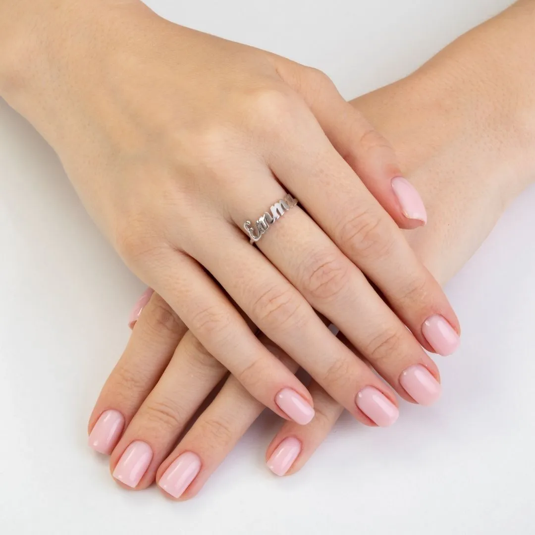 Dainty Name Ring